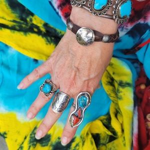 Indian Head Nickel Leather Friendship Bracelet